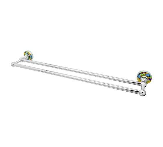 Изображение товара Двойной держатель полотенец WasserKRAFT Diemel K-2240