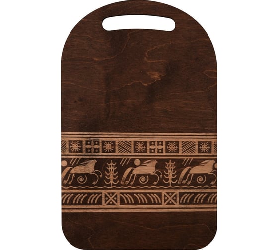 Изображение товара Разделочная доска МУЛЬТИДОМ Фольклор размер 29x18,5 см МБ18-361