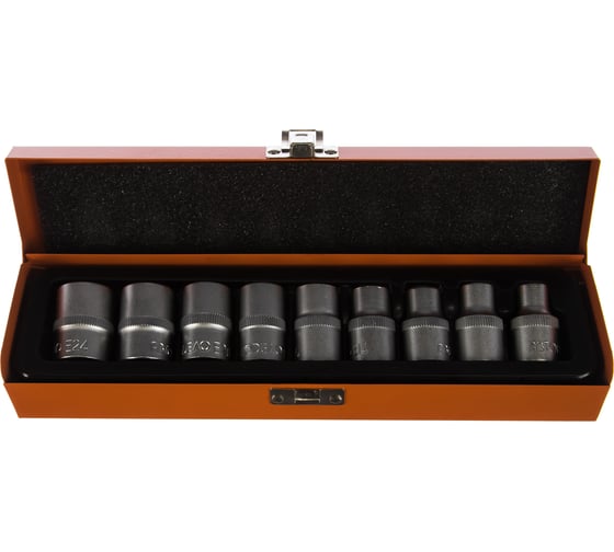 Изображение товара Набор головок E10-E24 DR1/2", 9 шт. в кейсе АвтоDело 39819 10239