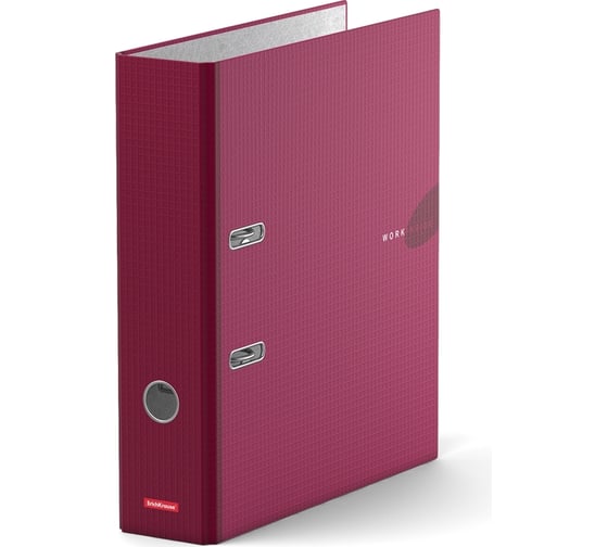 Изображение товара Папка-регистратор с арочным механизмом ErichKrause Work inside, А4, 70 мм, бордовый 19867