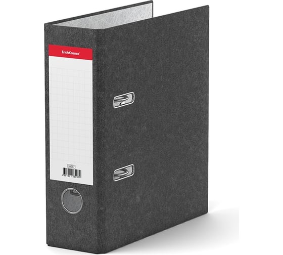 Изображение товара Папка-регистратор с арочным механизмом ErichKrause Basic, А5, 70 мм, серый 36097