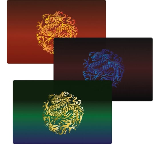 Изображение товара Салфетка МУЛЬТИДОМ Лунный Дракон размер 41x26 см 3 цвета VL88-460