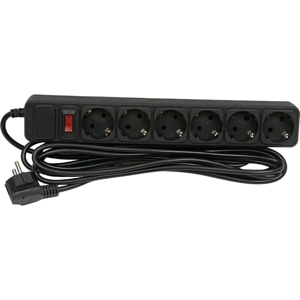 Изображение товара Сетевой фильтр CROWN MICRO CMPS-06 с защитой 6 розеток и заземлением