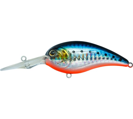 Изображение товара Воблер Strike Pro Wormouth Wobbler 62 цвет: A234-SBO-LU Blue Back Silver OB Fluo EG-037F#A234-SBO-LU