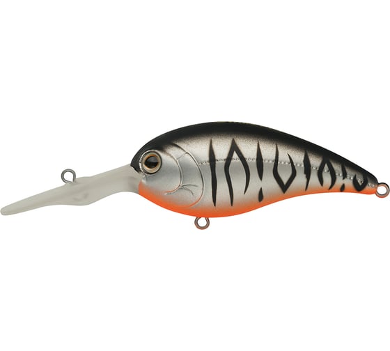 Изображение товара Воблер Strike Pro Wormouth Wobbler 62 цвет: A243ES Grey Shadow Mat Tiger EG-037F#A243ES