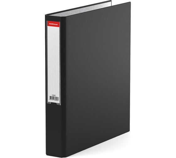 Изображение товара Папка-регистратор на 2 D-кольцах ErichKrause Business, А4, 50 мм, черный 36098