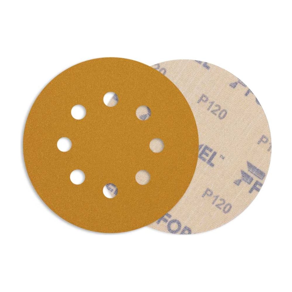 Изображение товара Шлифовальный диск DIAMOND 125 мм, 8 отверстий, P120, 10 шт