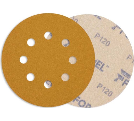 Изображение товара Диск DIAMOND 125 мм, 8 отв., P120, 10 шт Formel 10951120120
