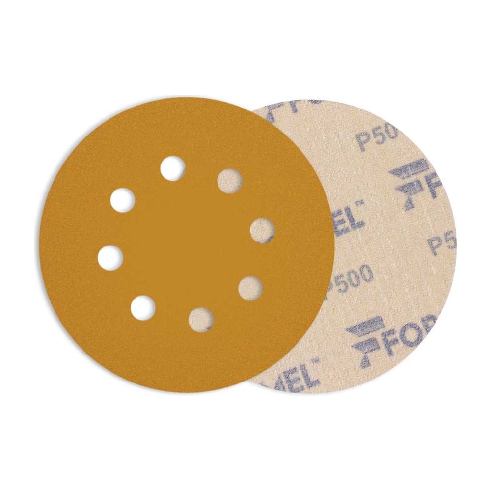 Изображение товара Диск шлифовальный DIAMOND 125 мм 8 отверстий P500 упаковка 10 шт