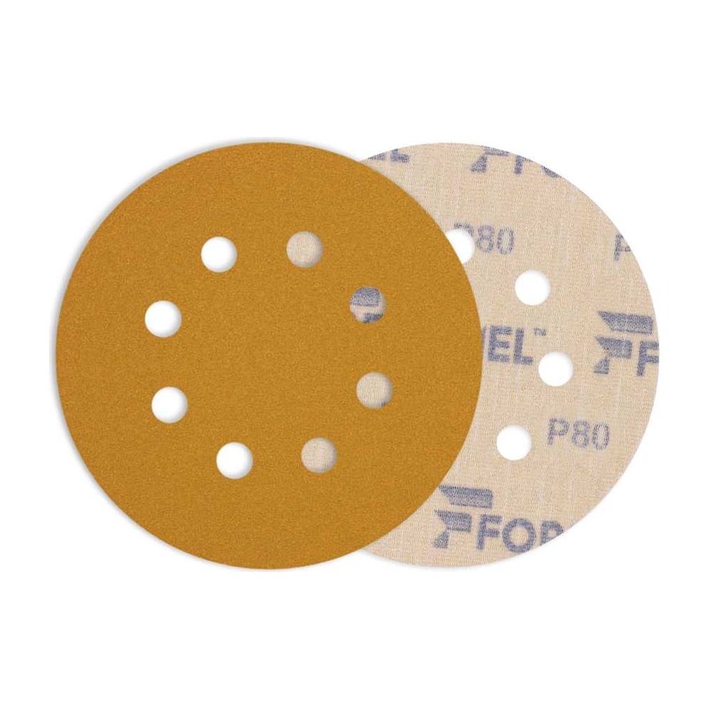 Изображение товара Диск DIAMOND 125 мм P80 8 отверстий Формель 10951120080