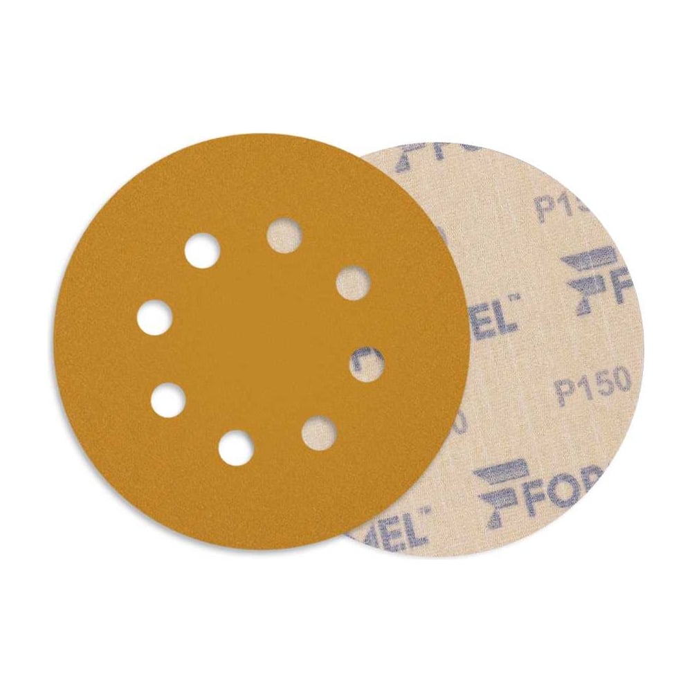 Изображение товара Диск DIAMOND 125 мм 8 отверстий P150 10 шт для шлифовки