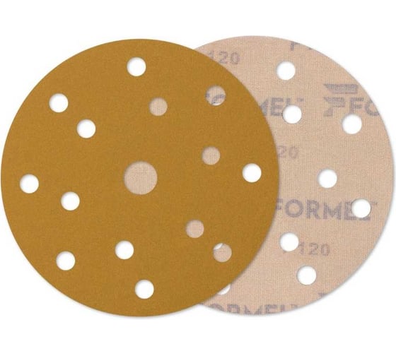Изображение товара Диск DIAMOND 150 мм, 15 отв., P120, 10 шт Formel 10957320120