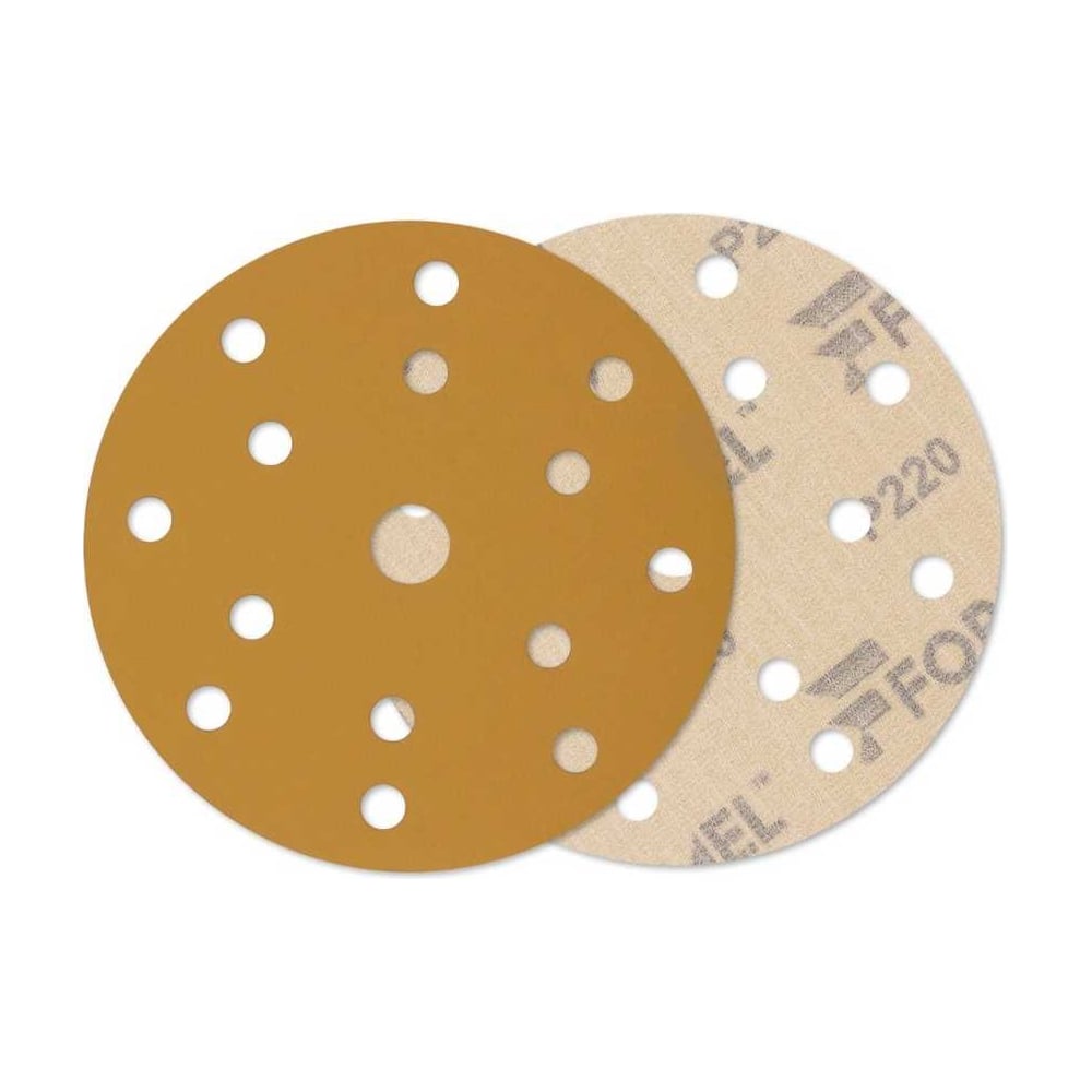 Изображение товара Диск DIAMOND 150 мм 15 отверстий P220 10 шт - универсальный абразивный диск