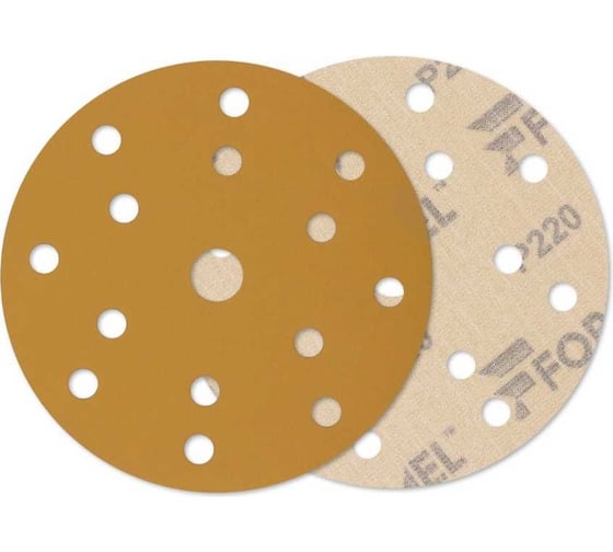 Изображение товара Диск DIAMOND 150 мм, 15 отв., P220, 10 шт Formel 10957320220