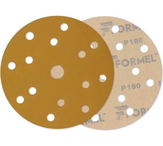 Изображение товара Диск DIAMOND 150 мм, 15 отв., P180, 10 шт Formel 10957320180