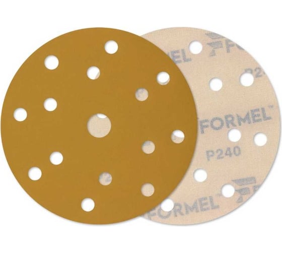 Изображение товара Диск DIAMOND 150 мм, 15 отв., P240, 10 шт Formel 10957320240