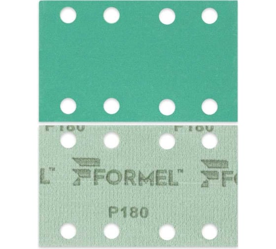Изображение товара Полоса на пленочной основе FILM 81x133 мм, 8 отв., P180, 50 шт Formel 82352130180