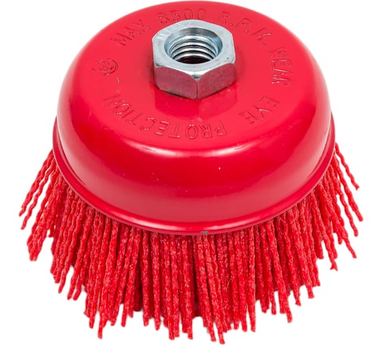 Изображение товара Щетка чашечная нейлоновая для ушм 100 мм, М14 HEADROCK 401-055-100