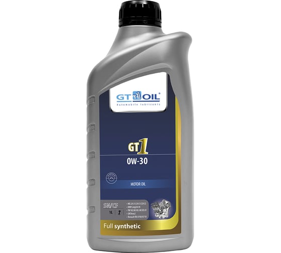 Изображение товара Масло GT1, SAE 0W-30, API SN/CF, 1л GT OIL 8809059408551