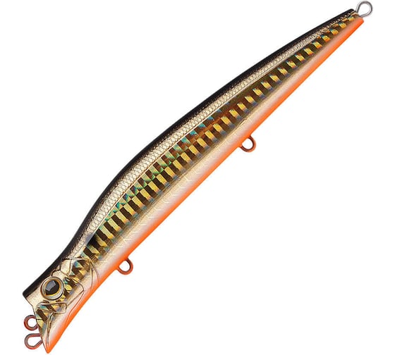 Изображение товара Воблер Strike Pro Darter-R Queen 130 цвет: 613-713 Black Back Smoked OB JL-152F#613-713