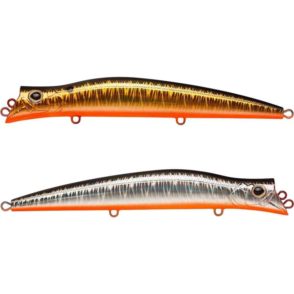 Изображение товара Воблер Strike Pro Darter-R Queen 130 цвет: A70-613-SBO Double Silver/Smoked JL-152F#A70-613-SBO