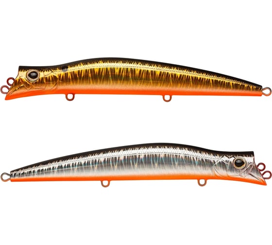 Изображение товара Воблер Strike Pro Darter-R Queen 130 цвет: A70-613-SBO Double Silver/Smoked JL-152F#A70-613-SBO