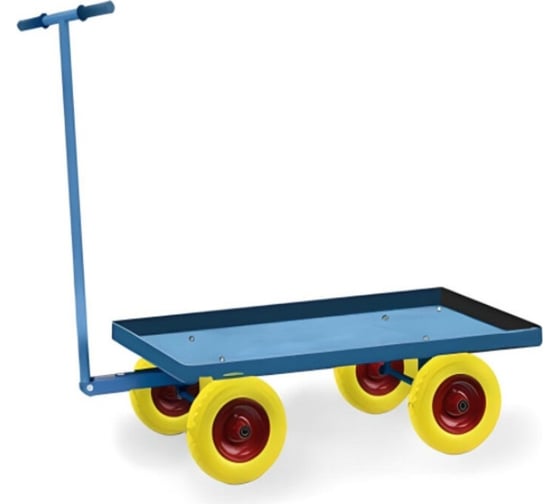 Изображение товара Тележка с ручным управлением МосТележка поворотной осью, 900x1600 мм ТРУ-16090