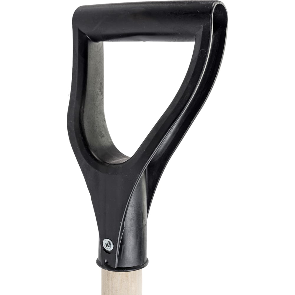 Пластмассовая лопата с оцинкованной планкой на заклепках, деревянным черенком 1-го сорта и v-образной ручкой gigant «домбай» gssl-2 - фото 5