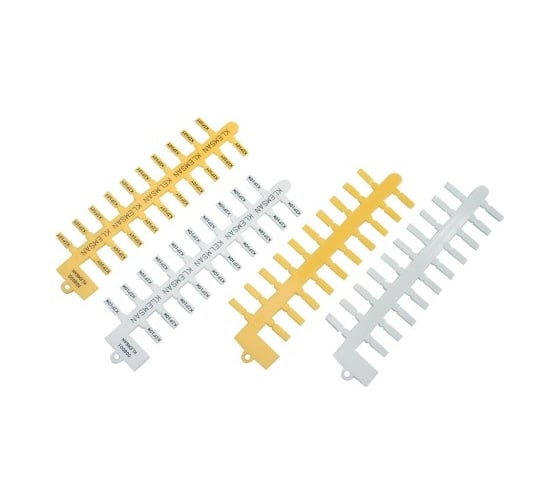 Изображение товара Маркировочная пластина Klemsan для KKS, 23x4 мм, (желтая), KIP 23Y 240 шт. 0.0.0.5.508006