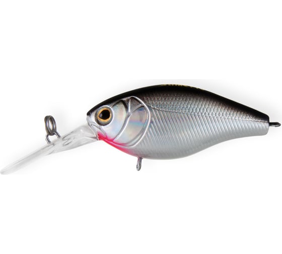 Изображение товара Воблер Strike Pro Cranky-X Deep 50 цвет: A010 Black Back Silver EG-165L#A010-EP