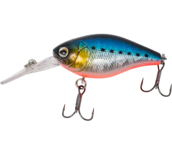 Изображение товара Воблер Strike Pro Cranky-X Deep 50 цвет: A234-SBO-LU Blue Back Silver OB Fluo EG-165L#A234-SBO-LU