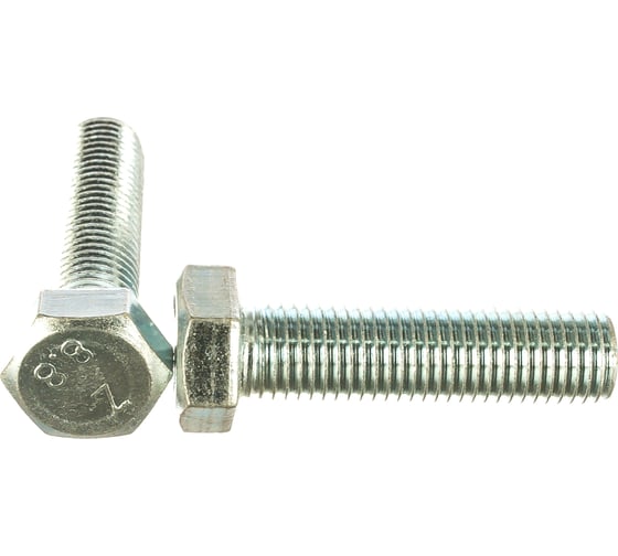 Изображение товара Болт с шестигранной головкой Метизный двор 16x60 DIN 933, 50 шт. 11916060