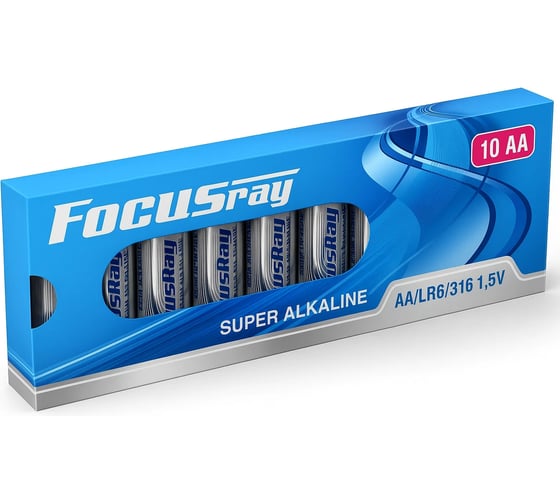 Изображение товара Батарейки Focusray SUPER ALKALINE LR6/BOX10 628335
