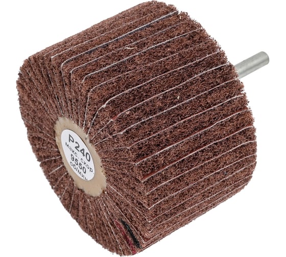 Изображение товара Головка лепестковая из нетканого материала со шлиф. сегментами 80x50x6 мм, К240 BTI 52 330 240