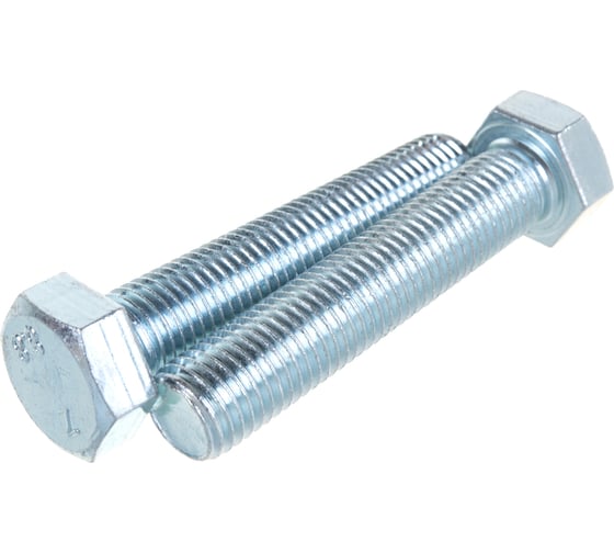 Изображение товара Болт с шестигранной головкой Метизный двор 20x100 DIN 933, 25 шт. 4607159065681