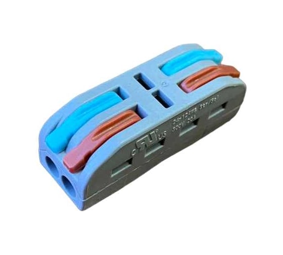 Изображение товара Соединительная клемма Econ 2-2p-g2 0,08- 2,5(4) кв. мм 5 шт в упак С0225