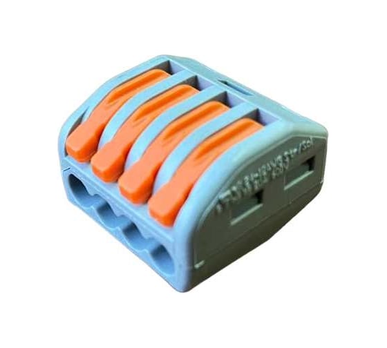 Изображение товара Соединительная клемма Econ 4-проводная 0,08- 2,5(4) кв. мм 5 шт в упак С0045