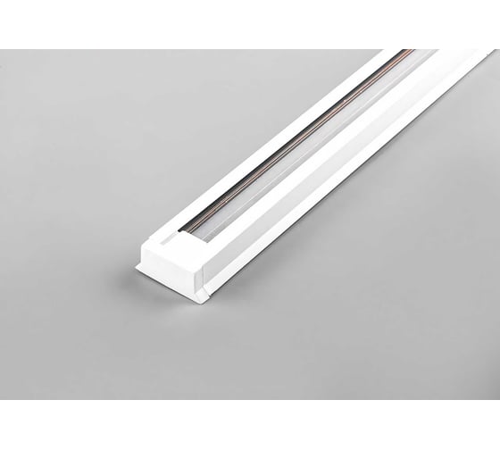 Изображение товара Шинопровод для трековых однофазных светильников FERON белый, 2м, токовод, заглушка, крепление, CAB1003 10338