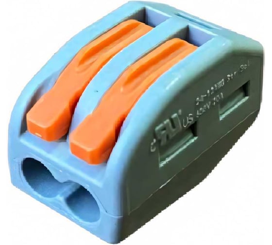 Изображение товара Соединительная клемма Econ 2-проводная 0,08- 2,5(4) мм2 5 шт С0025