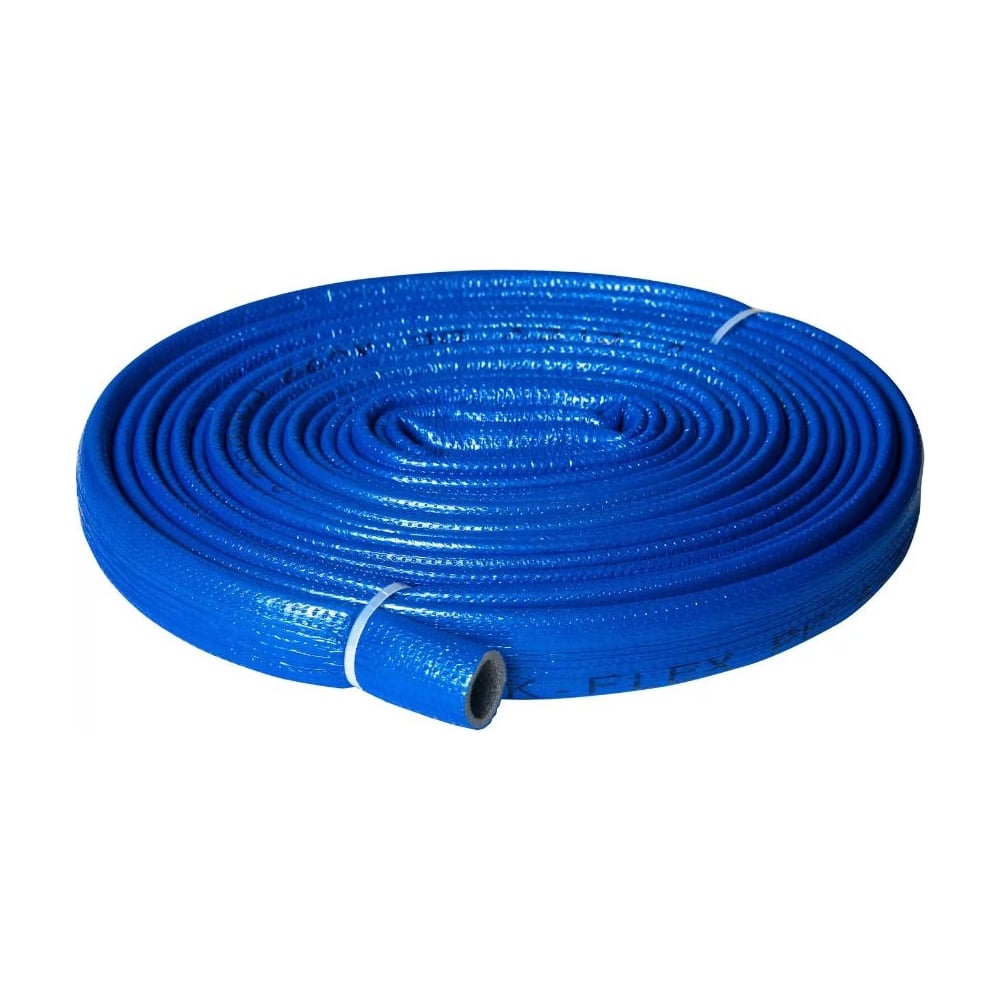 Теплоизоляция для труб K-FLEX PE COMPACT в синей оболочке 35/6 бухта 10м R060352103PE0CB
