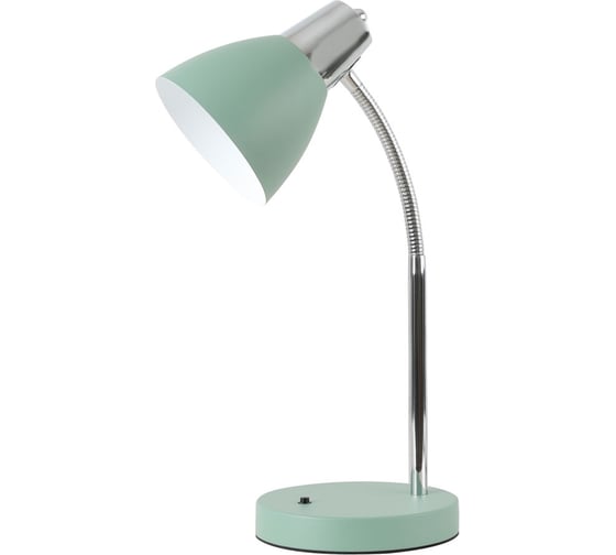 Изображение товара Светильник Трансвит Руна на основании, 40Вт, 220В, ЛОН, E27, без лампы, зеленый+хром, ЦБ-00045571