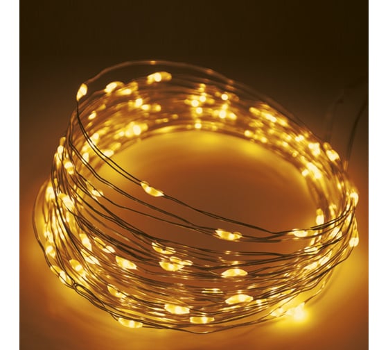 Изображение товара Гирлянда Uniel ULD-S0500-050 SCB 2AA AMBER IP20 DEW UL-00010898