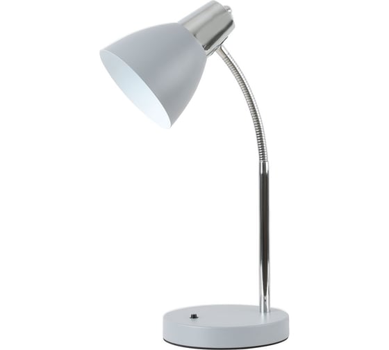 Изображение товара Светильник Трансвит Руна на основании, 40Вт, 220В, ЛОН, E27, без лампы, серый+хром, ЦБ-00045570