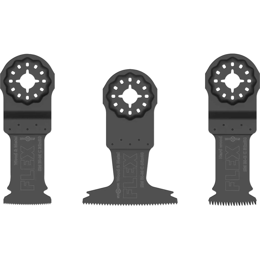 Набор пильных полотен по дереву и металлу FLEX Starlock SM BI-Set 531055