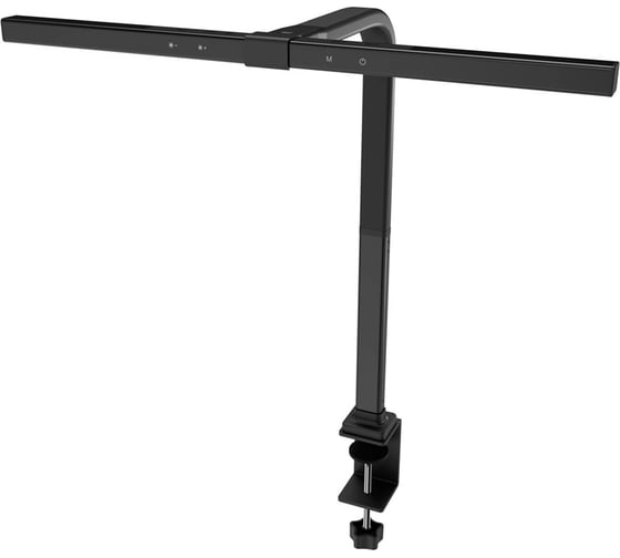 Изображение товара Светильник для работы с мониторами Трансвит Гефест, Д, LED, 10Вт, с регулированием уровня яркости и температуры свечения, черный, ЦБ-00045576