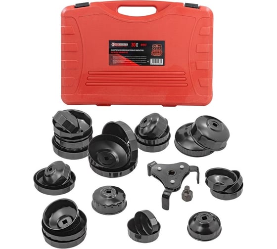 Изображение товара Головки для обслуживания масляных фильтров Forcekraft набор 30 пр. fk-61917 56748