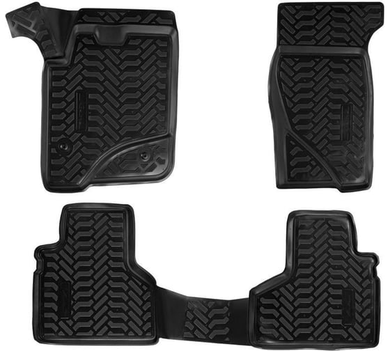 Изображение товара Ковры Airline для Chevrolet Niva 02-, 4 шт., высокий борт, 3D, ТЭП, черные ACM-PS-01