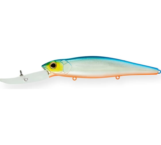 Изображение товара Воблер Strike Pro Deep Воблер Strike Pro Jer-O Minnow 130 цвет: 626E Blue Silver OB EG-054F#626E