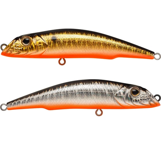 Изображение товара Воблер Strike Pro Darter-R King 105 цвет: A70-613-SBO Double Silver/Smoked EG-024F#A70-613-SBO