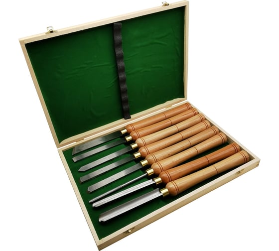 Изображение товара Набор стамесок BESTELLI  (резцы по дереву) 8шт HSS CT00419916